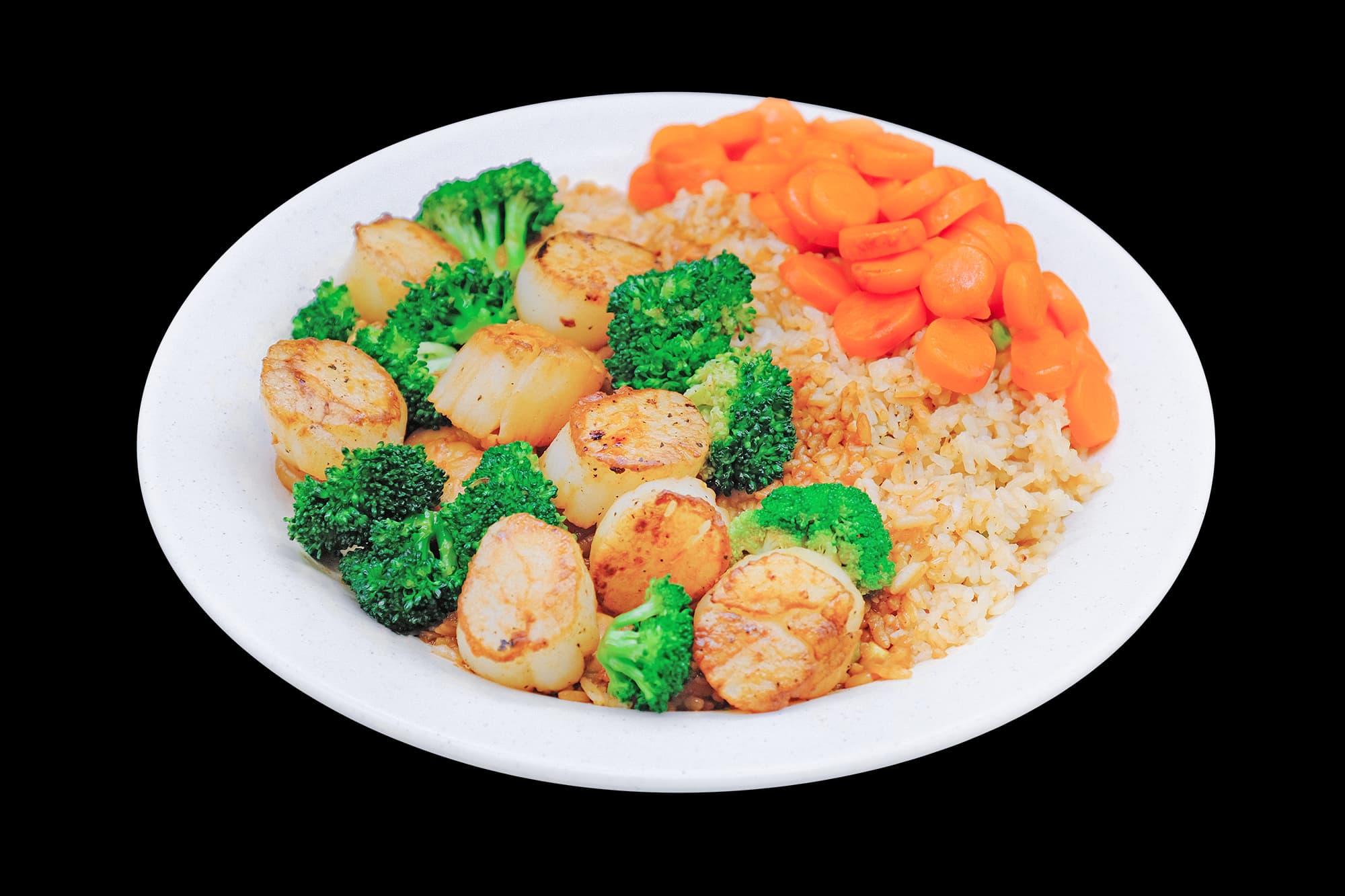 Hibachi Scallops plate